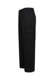  BLACK RELAXED FIT CARGO PANTS 