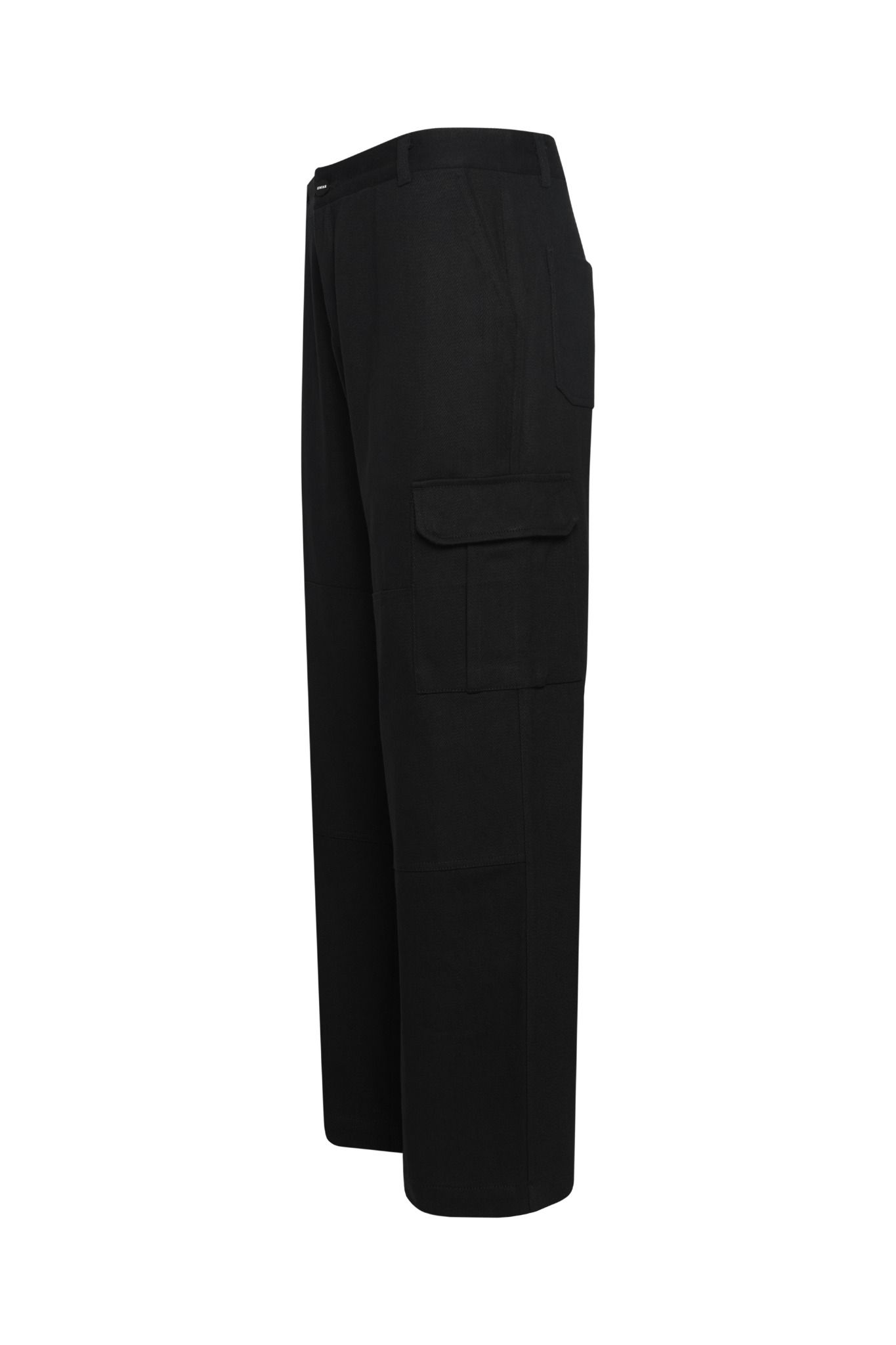  BLACK RELAXED FIT CARGO PANTS 