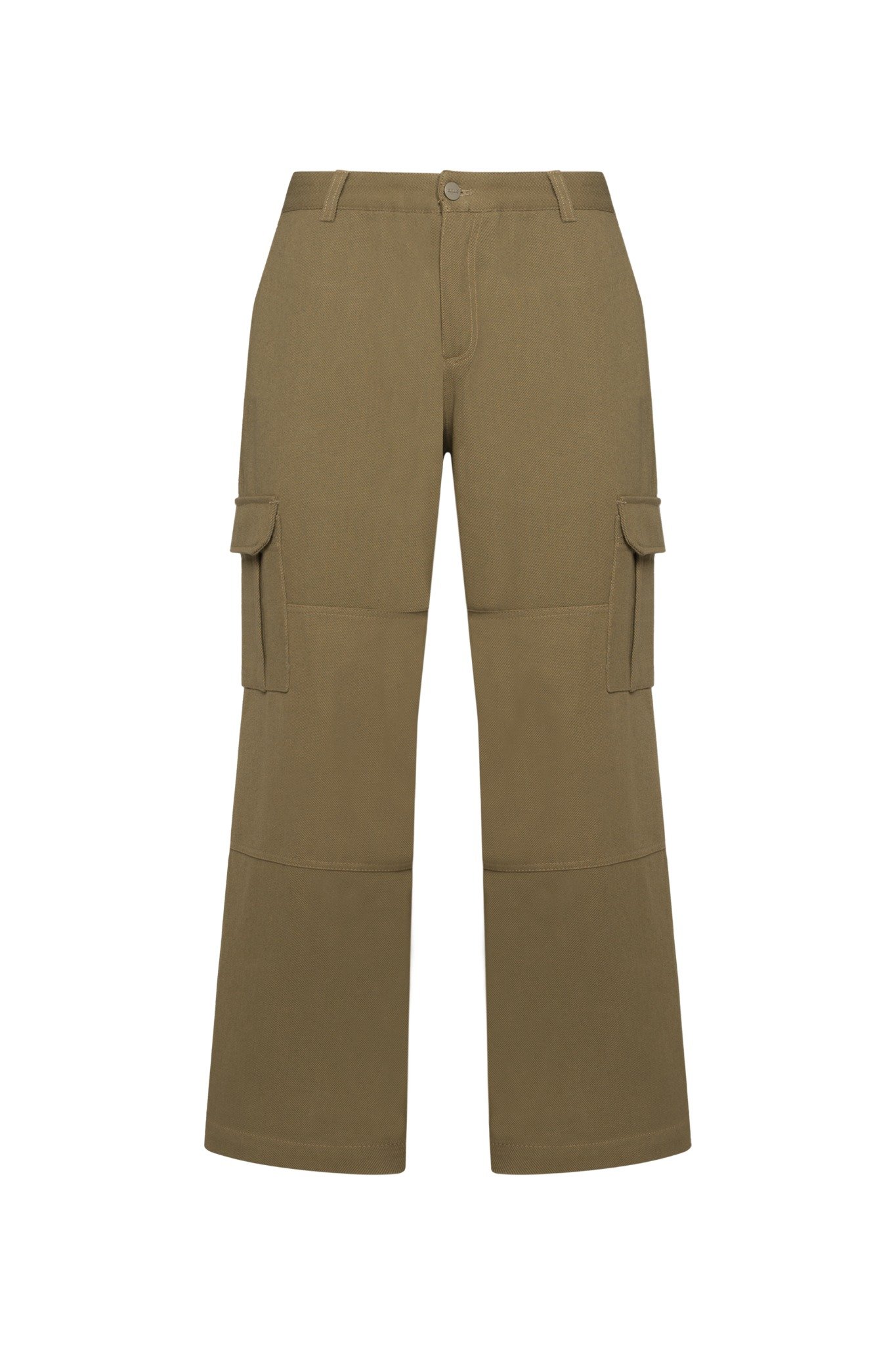  BEIGE RELAXEDFIT CARGO PANTS 