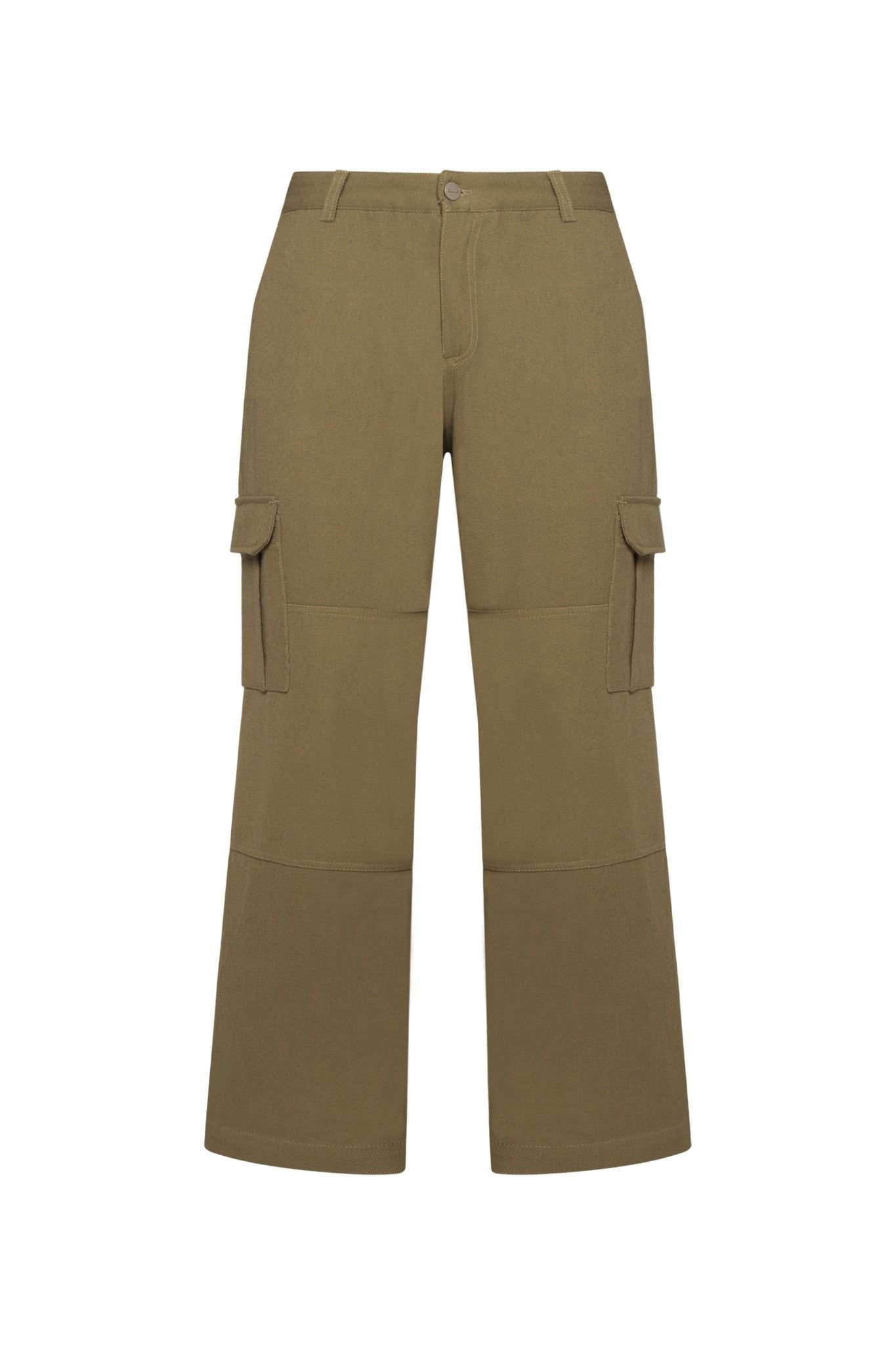  BEIGE RELAXEDFIT CARGO PANTS 