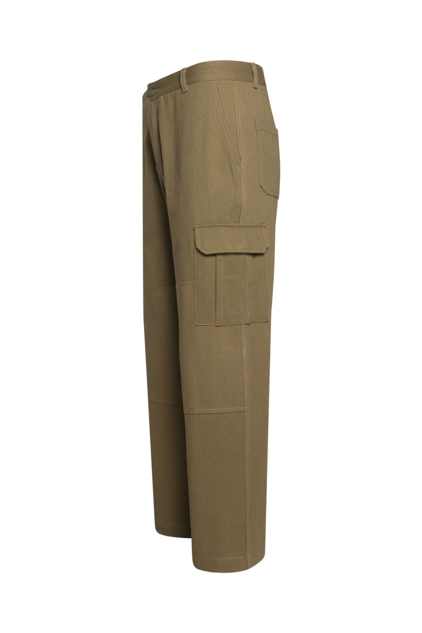  BEIGE RELAXEDFIT CARGO PANTS 