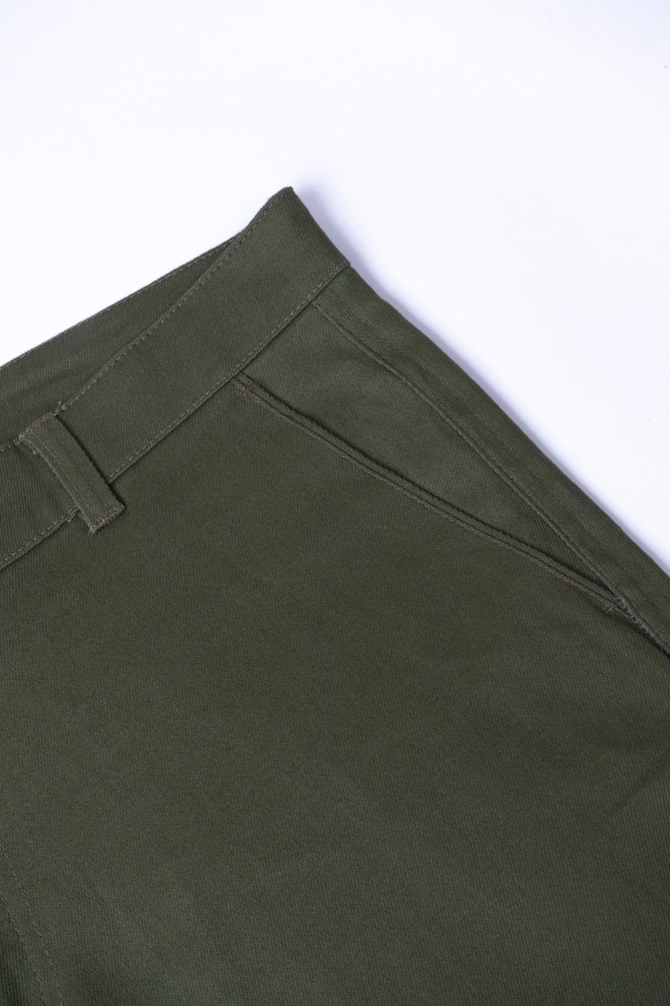  DARKGREEN RELAXED FIT CHINO PANTS 