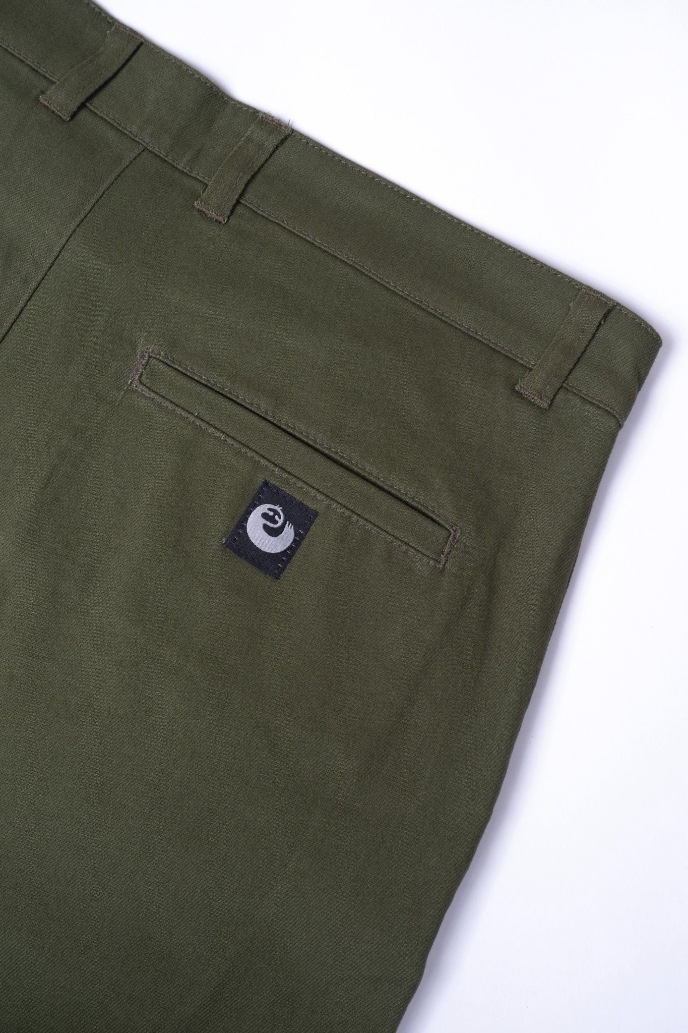  DARKGREEN RELAXED FIT CHINO PANTS 
