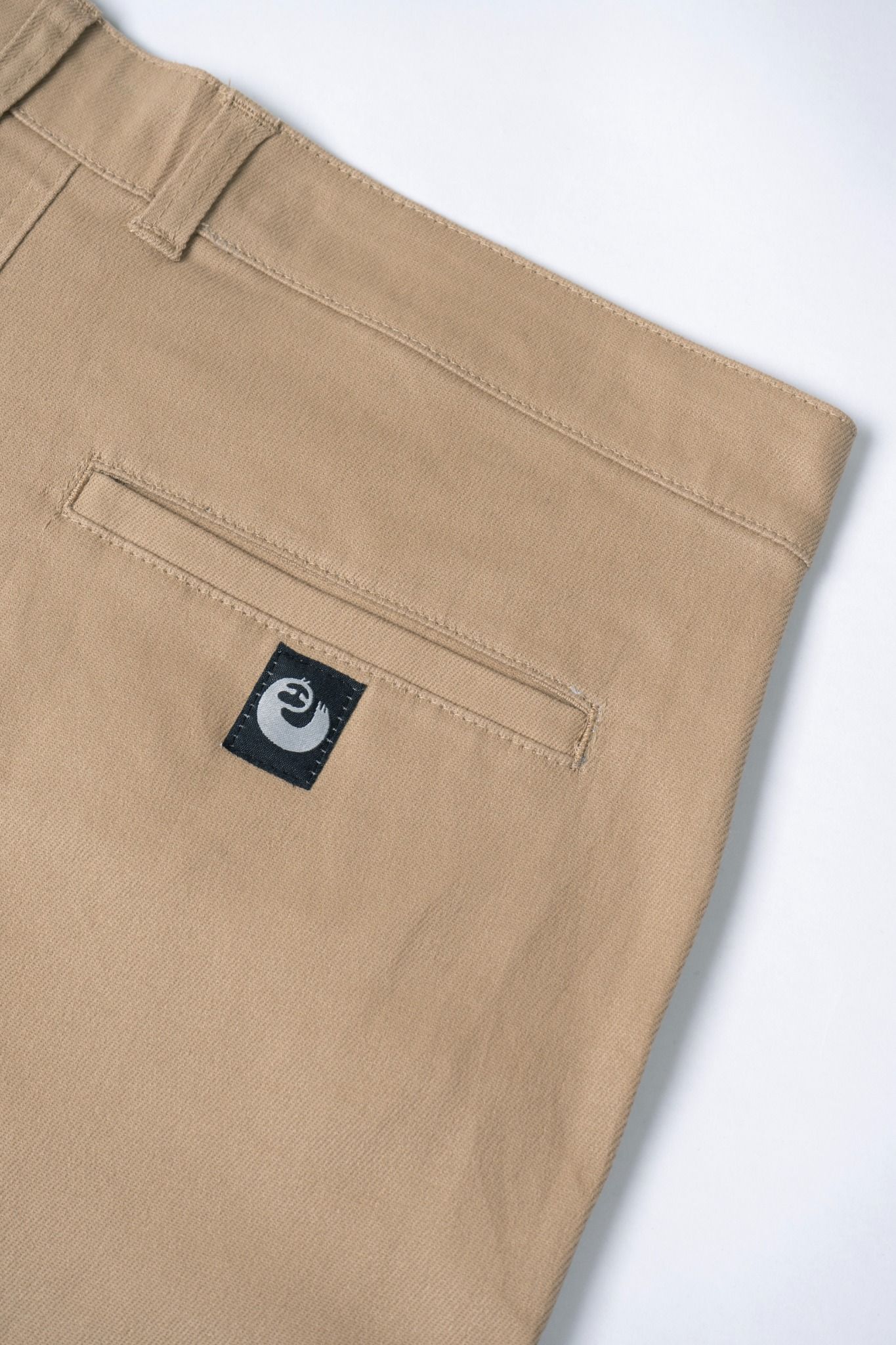  BEIGE RELAXED FIT CHINO PANTS 