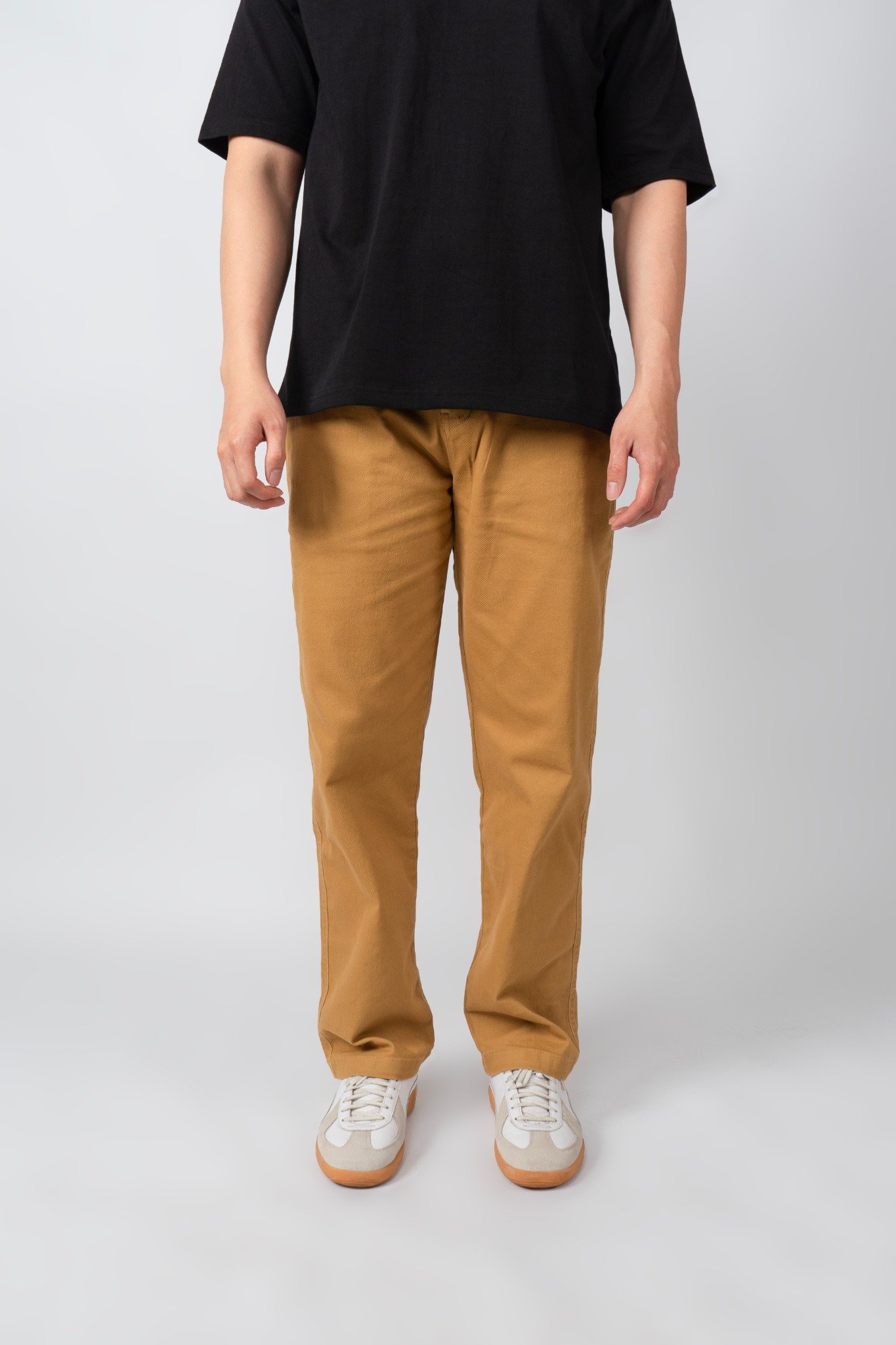  DARKBEIGE BASIC CHINO PANTS 