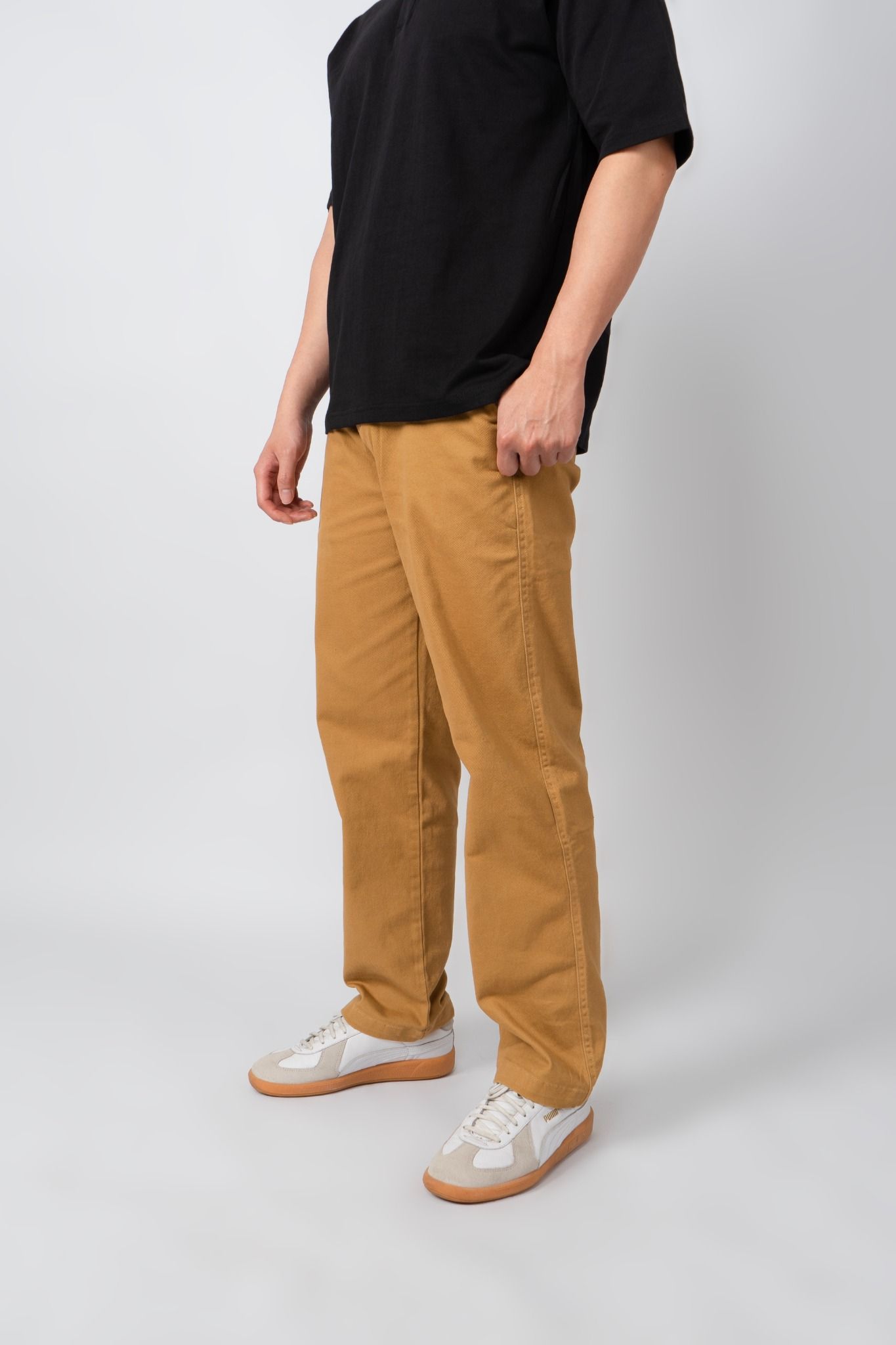  DARKBEIGE BASIC CHINO PANTS 