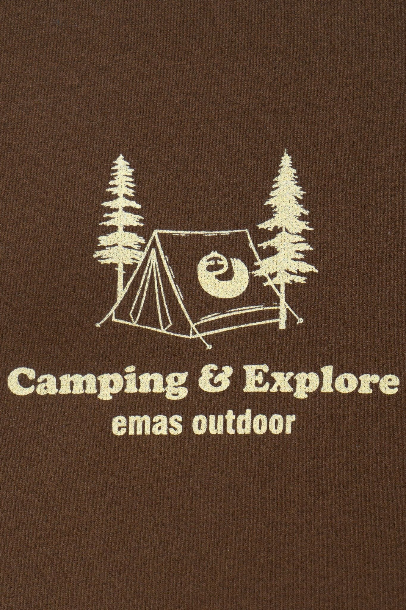  DARKBROWN EMAS CAMP SWEATSHIRT 