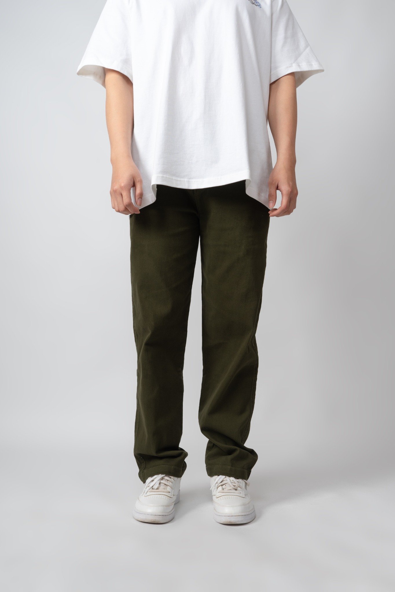  DARKGREEN BASIC CHINO PANT 