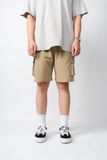  BEIGE WIND CARGO SHORTS 