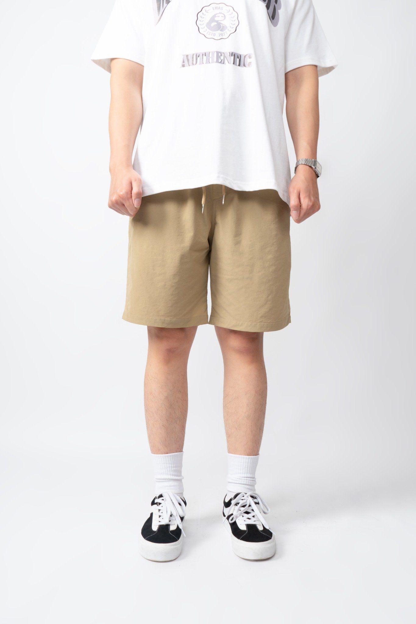  BEIGE WIND E SHORTS 