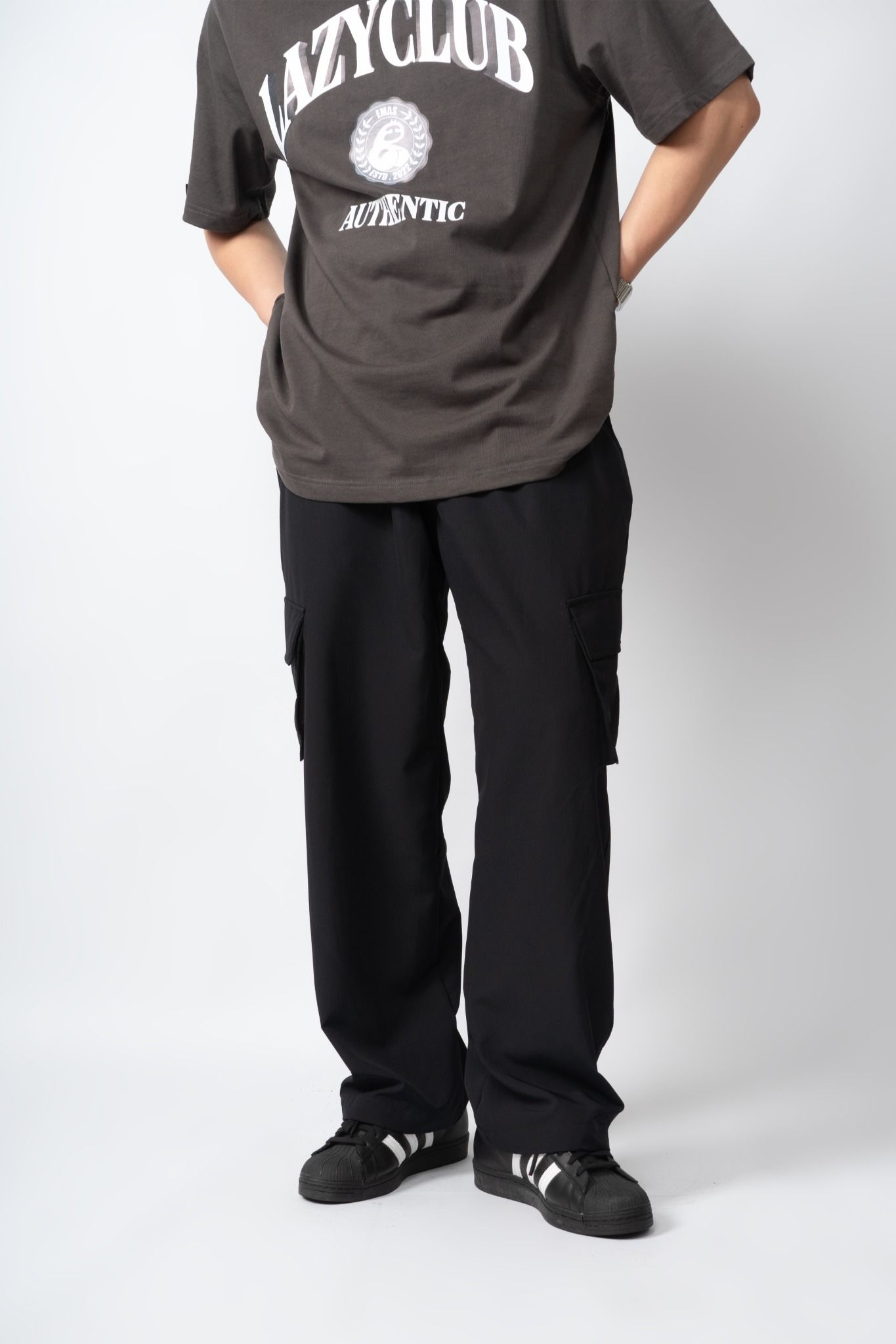  BLACK WIND CARGO PANTS 