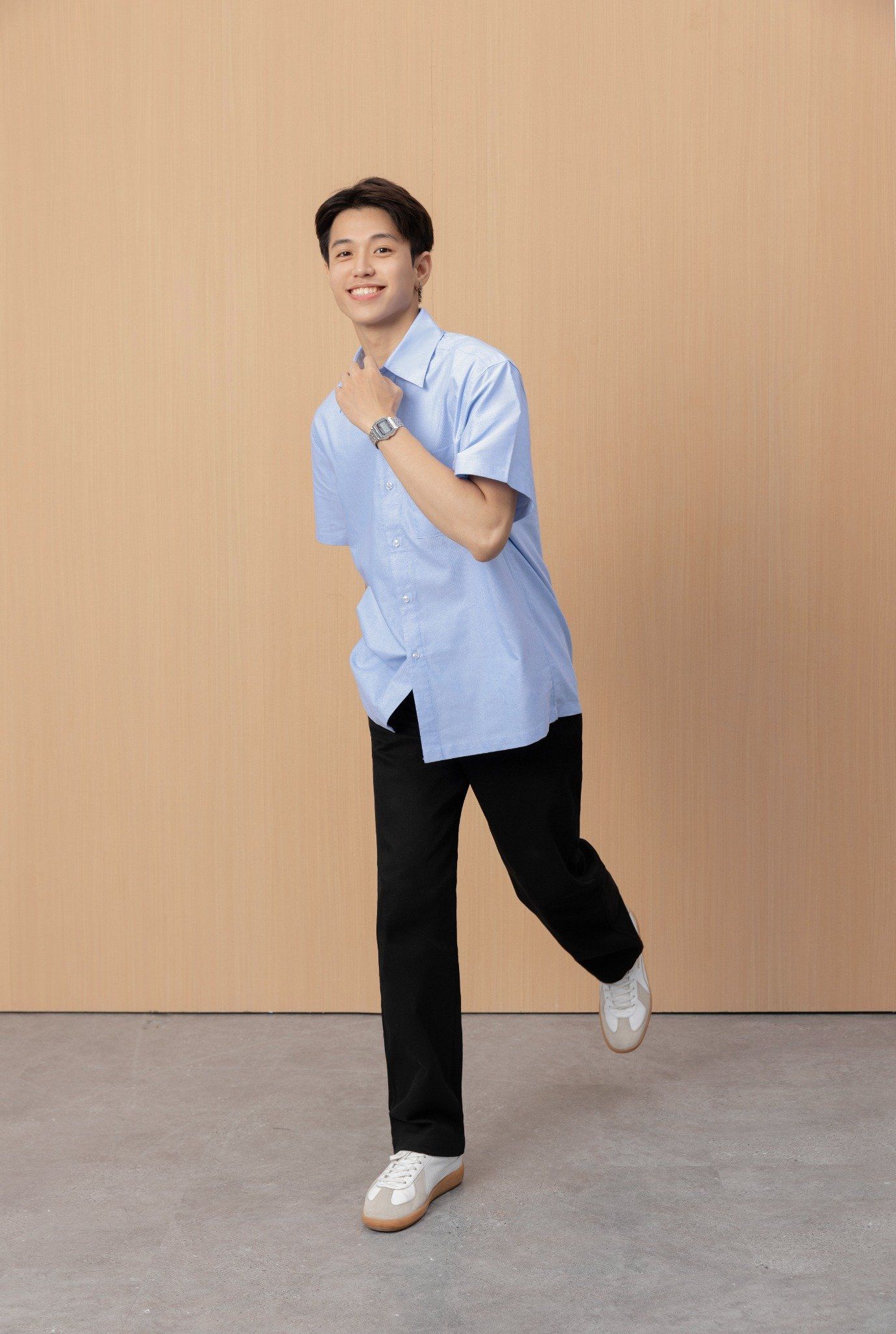  BLUE SHORT OXFORD SHIRT 
