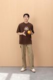  BEIGE STRAIGHT FIT WORK PANTS 