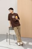  BEIGE STRAIGHT FIT WORK PANTS 