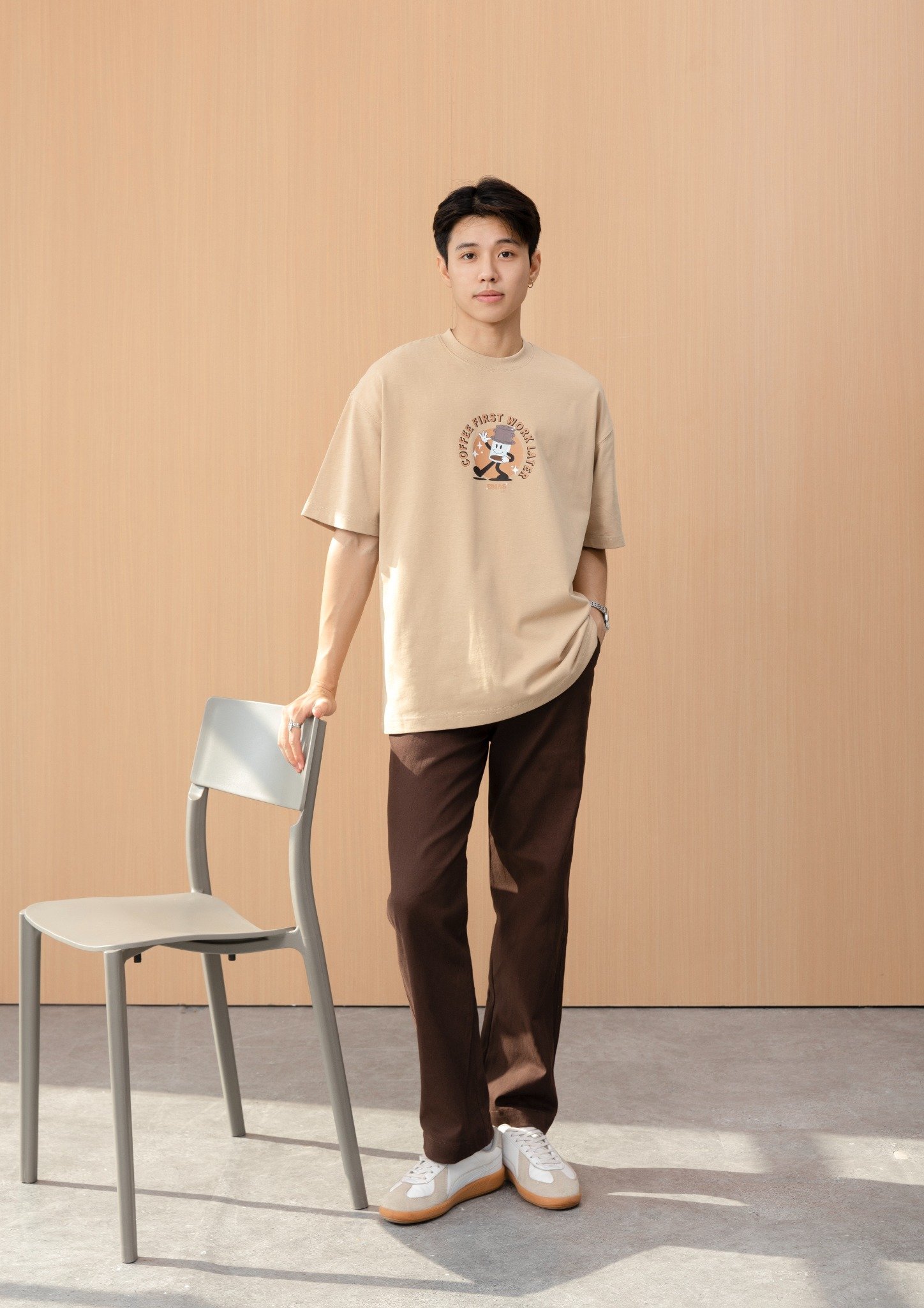  COFFEE BEIGE TEE 