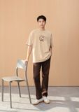  DARKBROWN BASIC CHINO PANT 