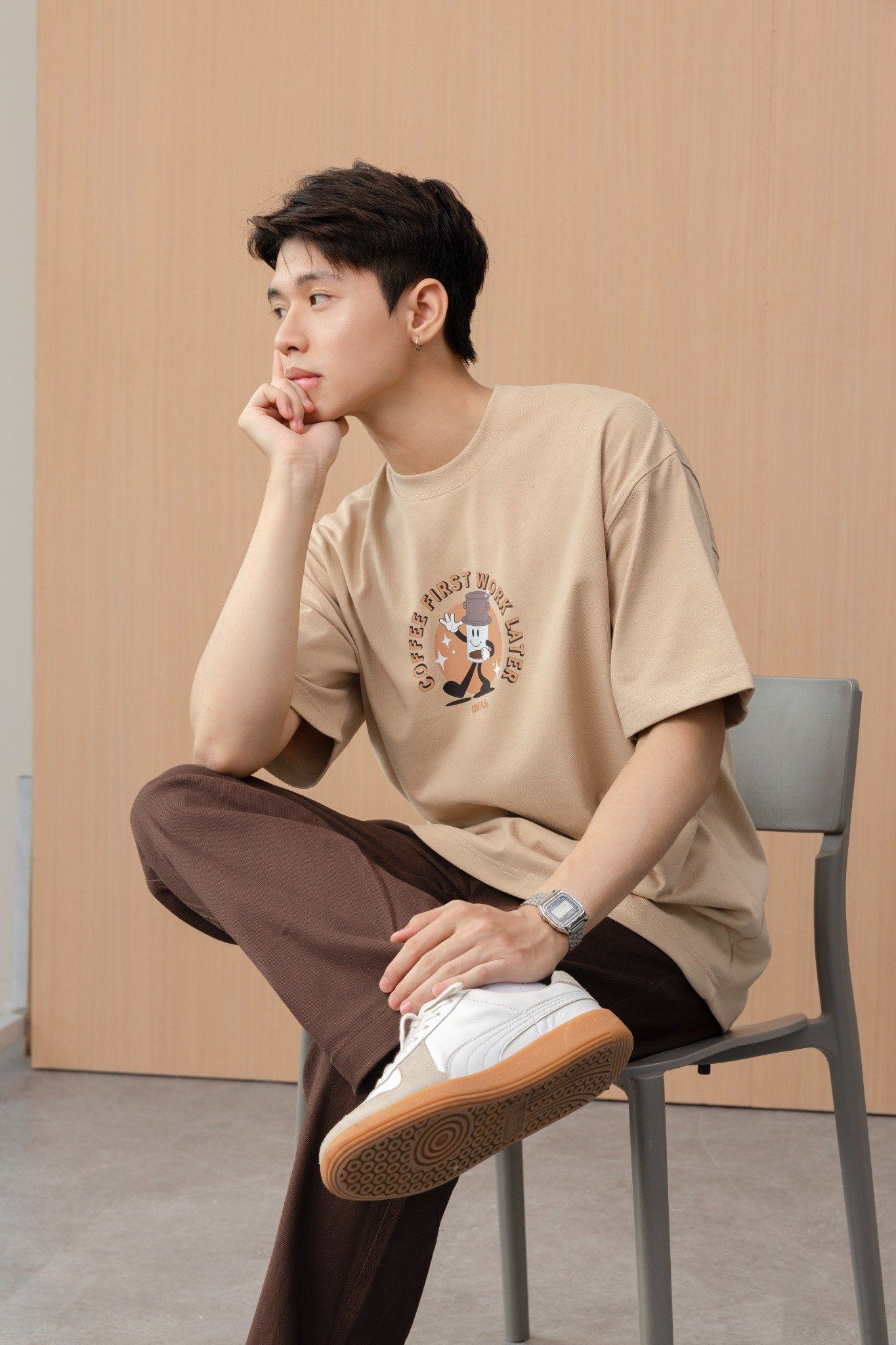  COFFEE BEIGE TEE 