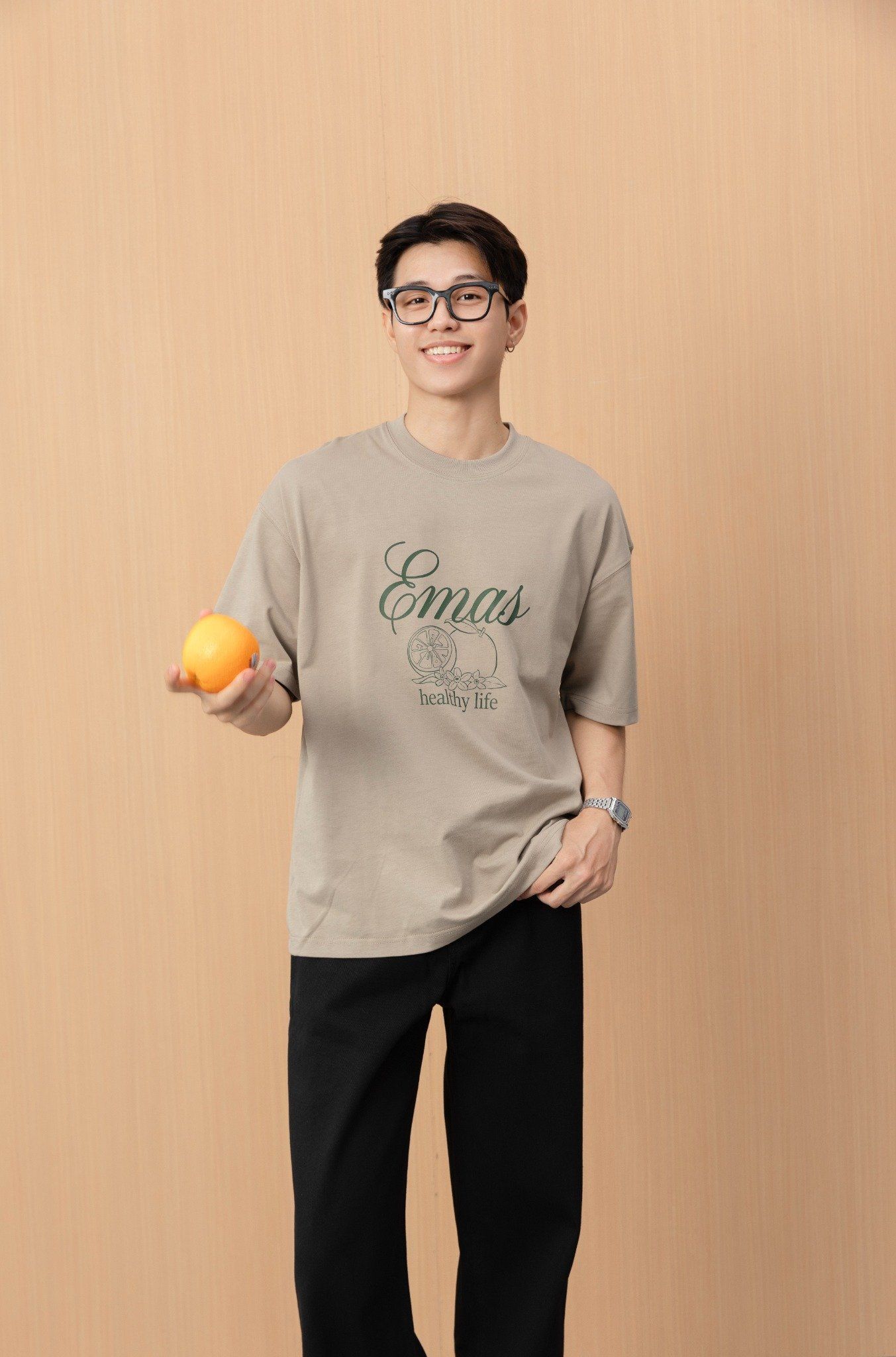  ORANGE GREEN TEE 