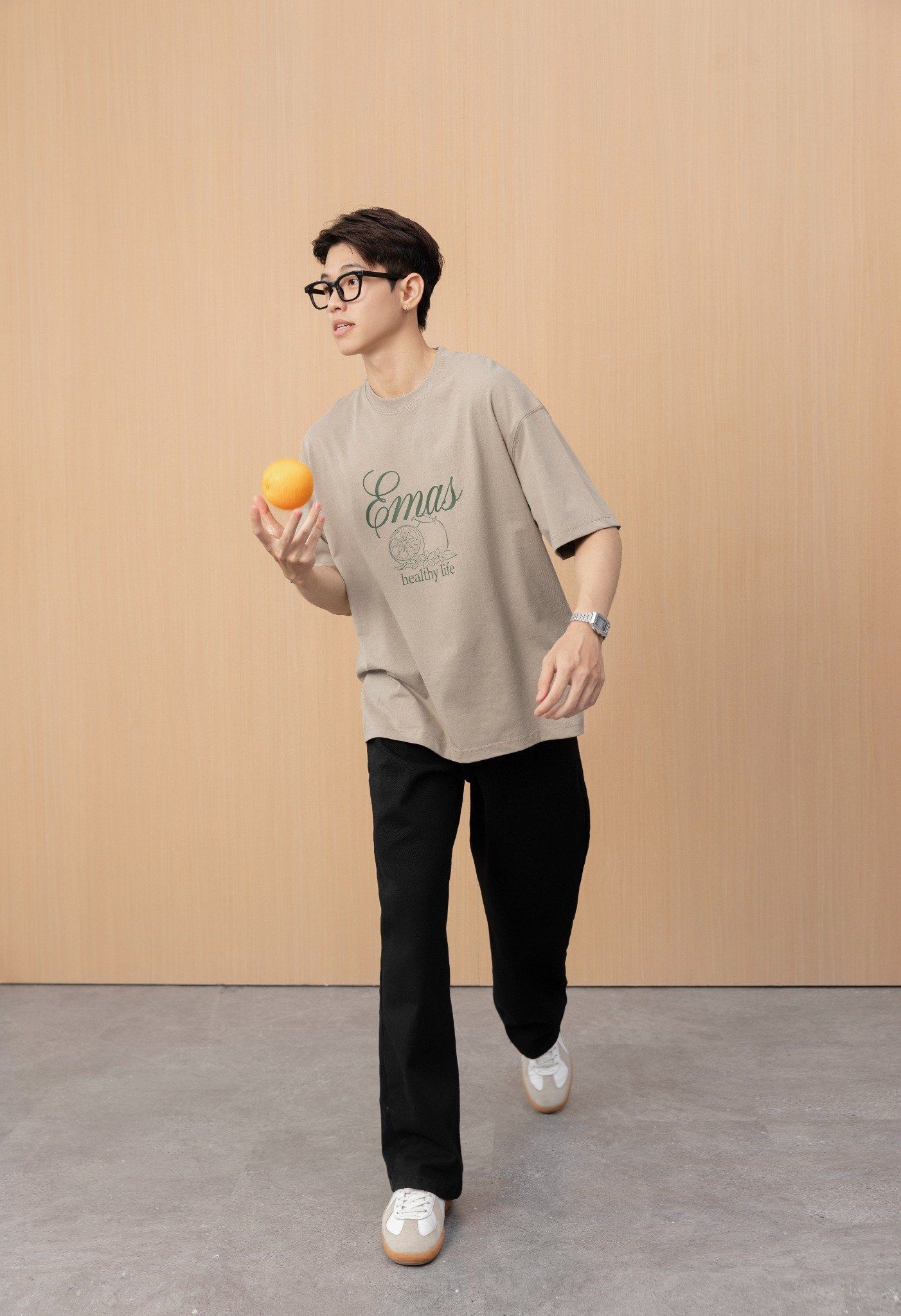  ORANGE GREEN TEE 