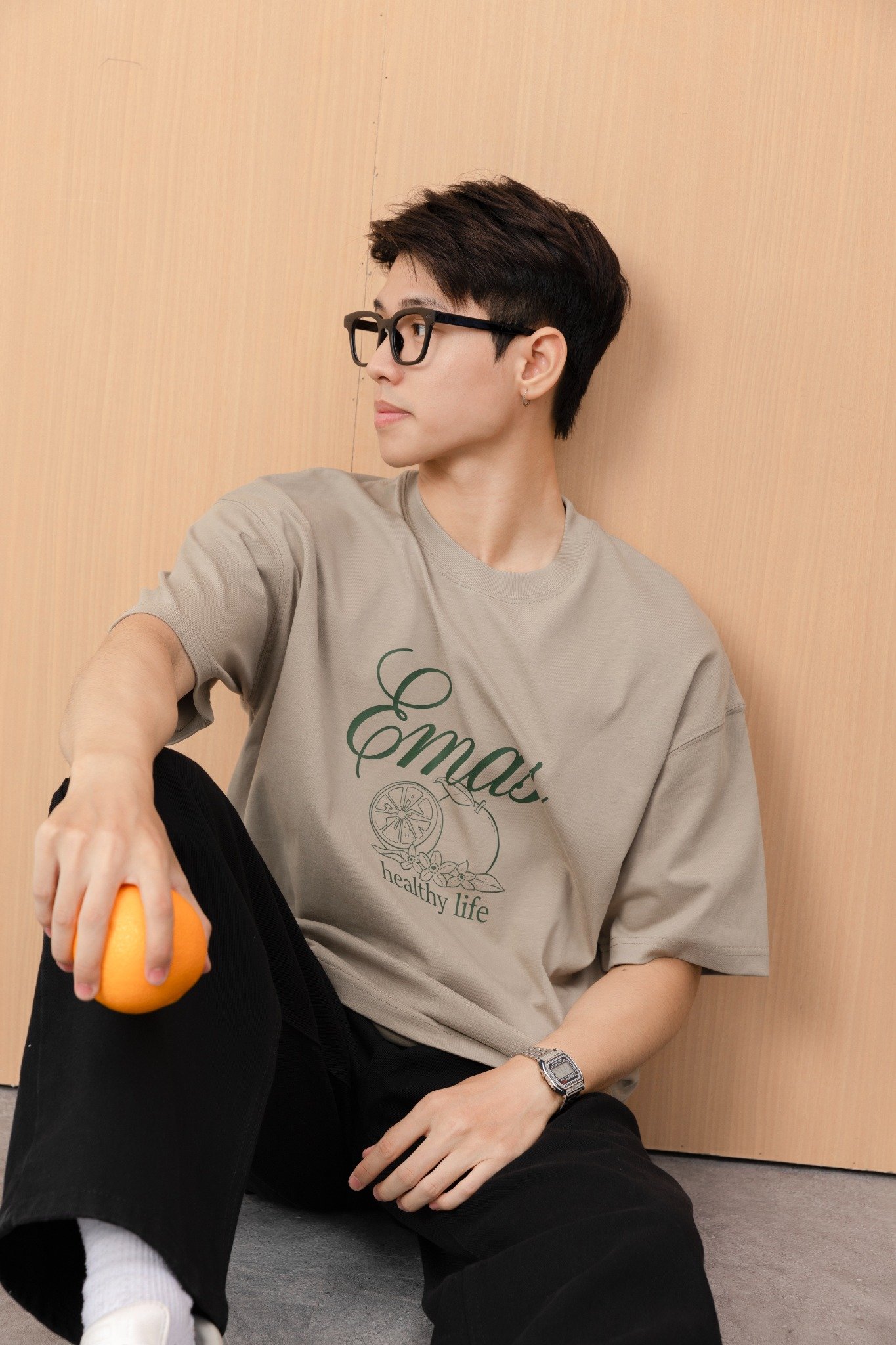  ORANGE GREEN TEE 