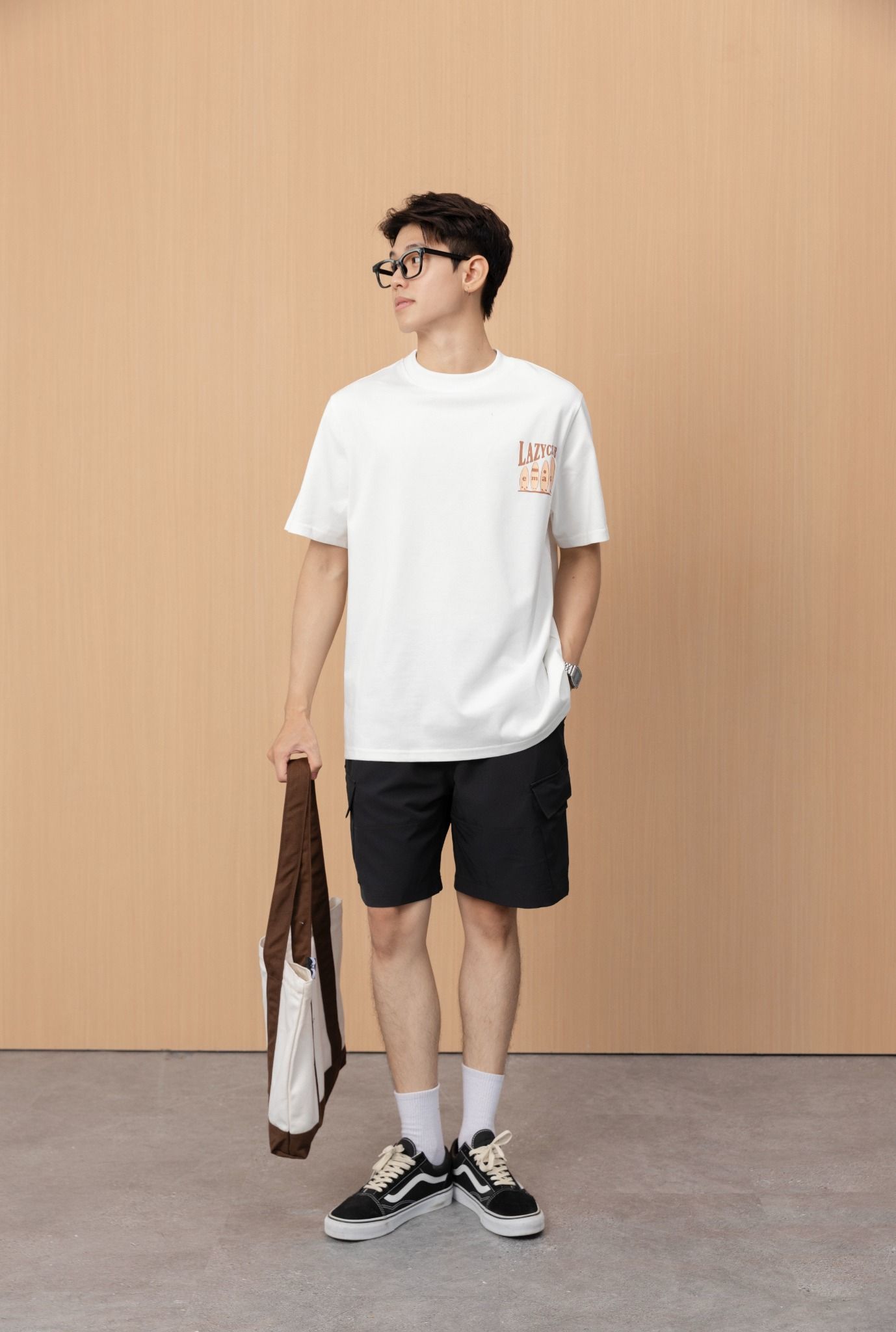  BEACH WHITE TEE 