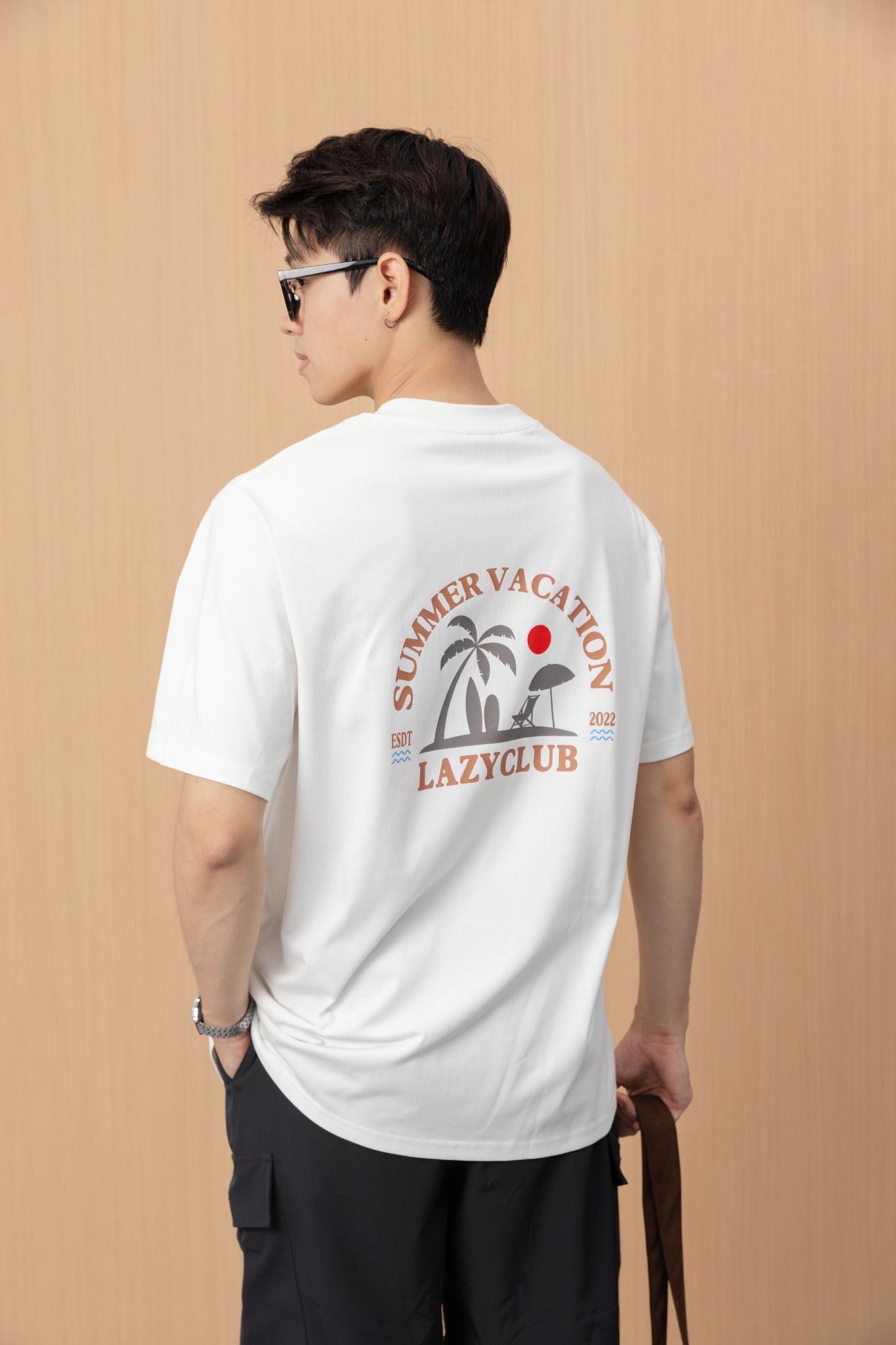  BEACH WHITE TEE 