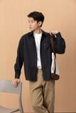  BLACK LONG OXFORD SHIRT 