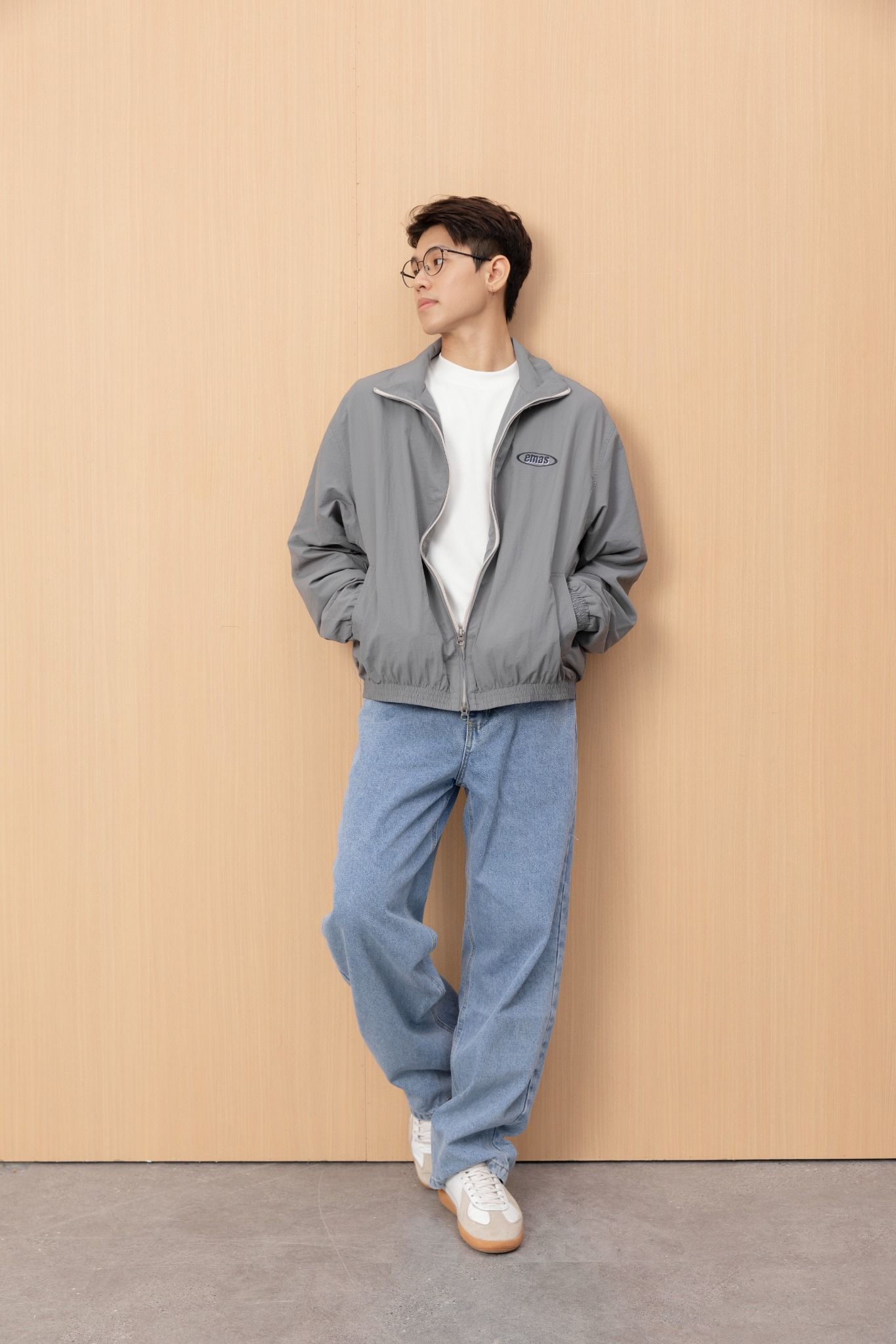  BEIGE EMAS TRACK JACKET 