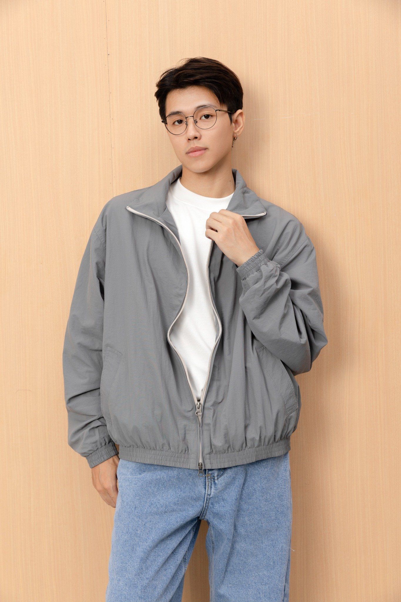  GREY EMAS TRACK JACKET 
