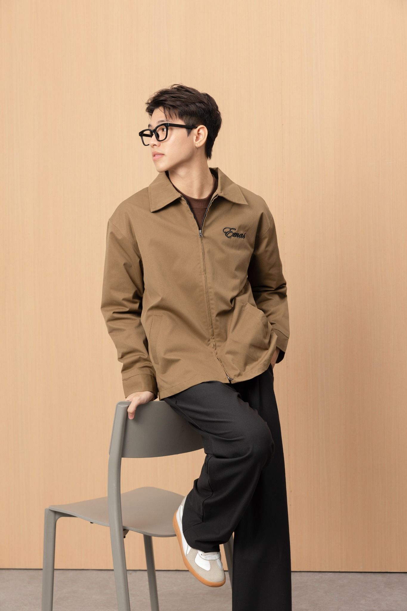  BLACK KAKI JACKET 