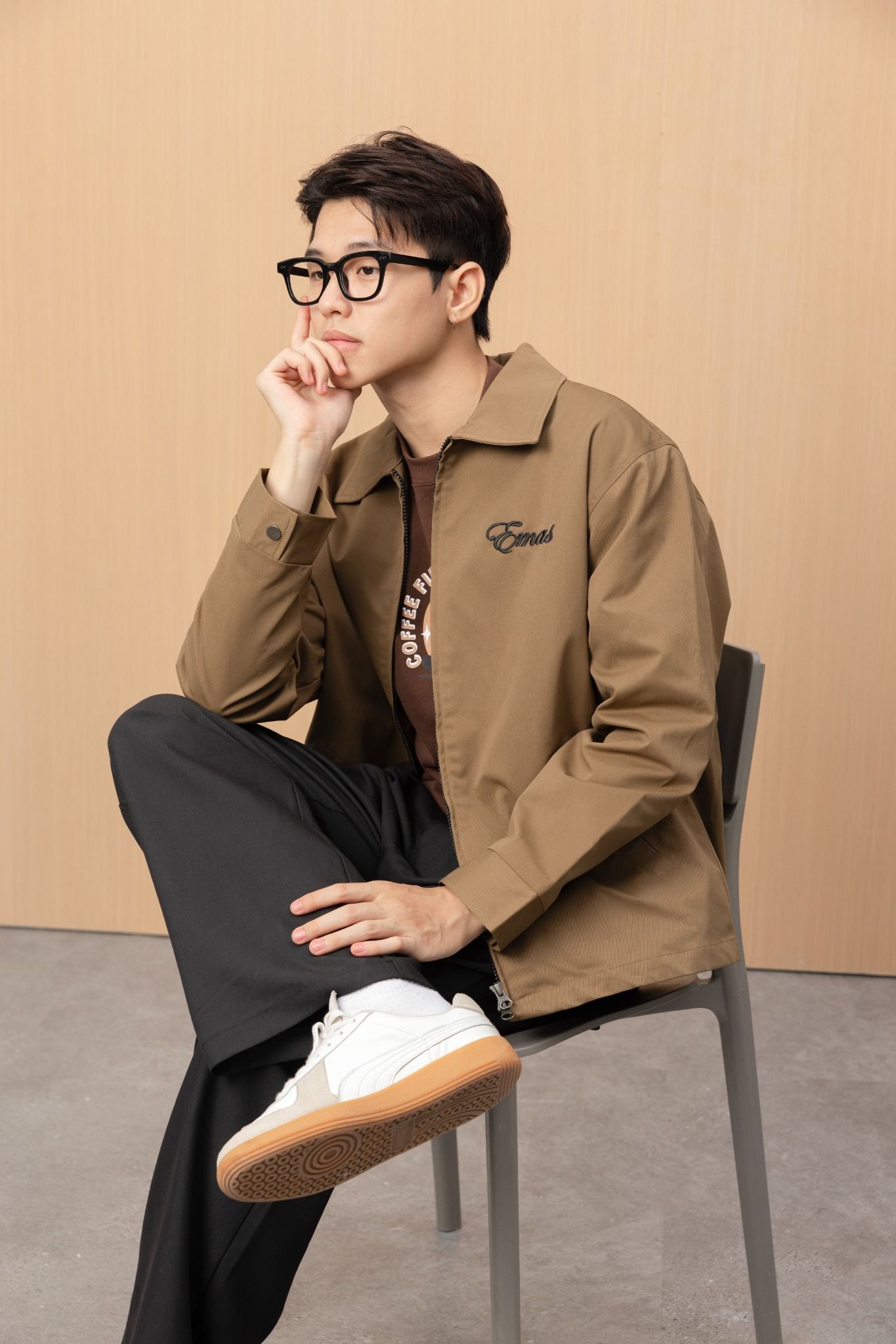  BEIGE KAKI JACKET 