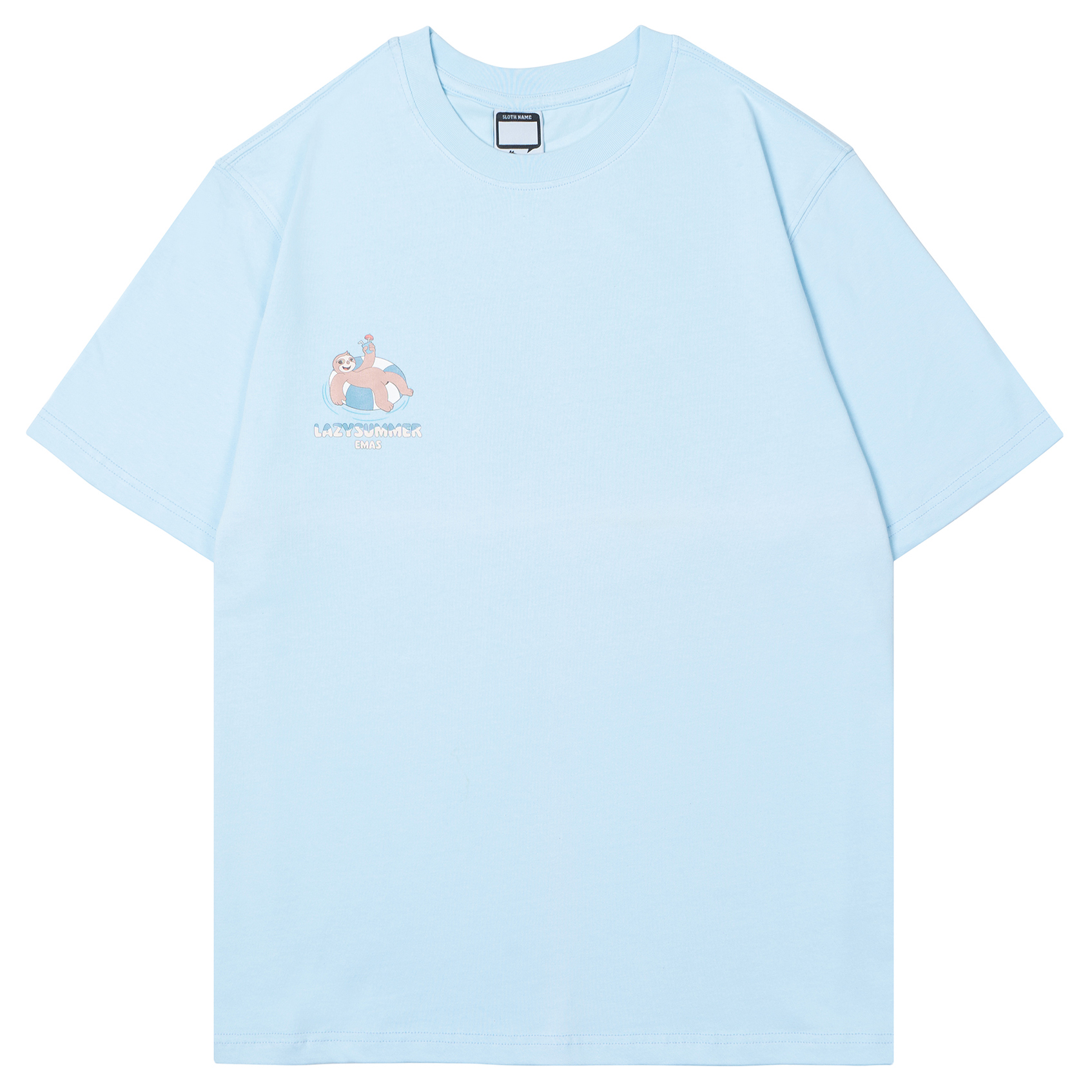  PASTELBLUE SLOTH FLOAT TEE 