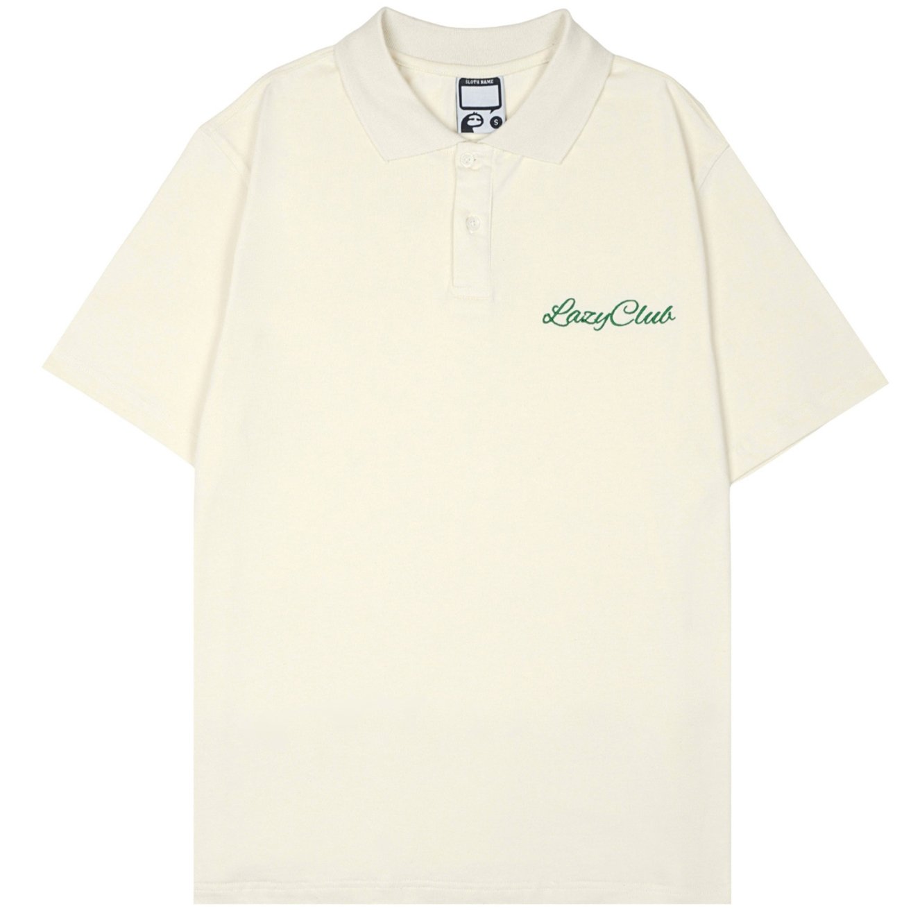  WHITE LAZYCLUB POLO 