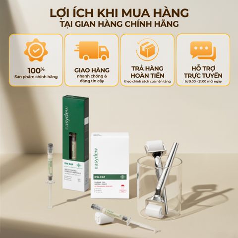  Miếng dán cấp ẩm, làm sáng cải thiện nếp nhăn Easydew DW-EGF Melatoning Patch (5g*4 miếng) 