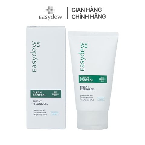  Gel Tẩy Tế Bào Chết Vật Lý, Nhẹ Nhàng Làm Sáng Da, Dưỡng Ẩm Easydew Ex Clean Control Bright Peeling Gel 120ml 