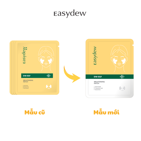  Miếng dán cấp ẩm, làm sáng cải thiện nếp nhăn Easydew DW-EGF Melatoning Patch (5g*4 miếng) 