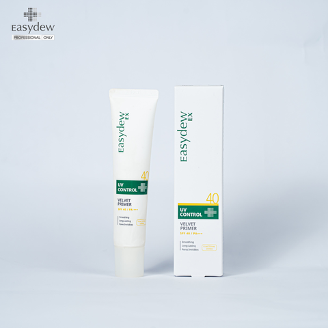  Kem Chống Nắng Dạng Gel Trong Suốt Dành Cho Mọi Loại Da Easydew Ex UV Control Velvet Primer SPF40 40ml 