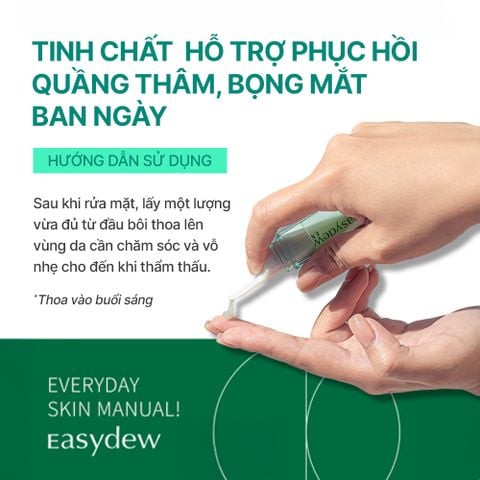  Tinh Chất Hỗ Trợ Phục Hồi Quầng Thâm, Bọng Mắt Ban Ngày Easydew Ex Nutri Ampoule 15ml 