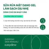  Sữa Rửa Mặt Dạng Gel Làm Sạch Dịu Nhẹ Cho Da Nhạy Cảm Easydew Rx Post Laser Mild Cleansing Gel 150ml 
