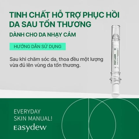  Tinh Chất Hỗ Trợ Phục Hồi Da Sau Tổn Thương Easydew Rx Post Laser Repair Control EGF 10ml x 2 ống 