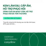 Kem Làm Dịu, Cấp Ẩm Hỗ Trợ Phục Hồi Da Tổn Thương, Kích Ứng Sau Laser, Peel, Lăn Kim Easydew Rx Post Laser Waterful Soothing Cream 50ml 
