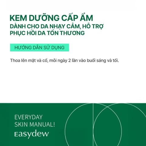  Kem Dưỡng Hỗ Trợ Phục Hồi Da Sau Tổn Thương Easydew Rx Post Laser Synergy Cream 50ml 