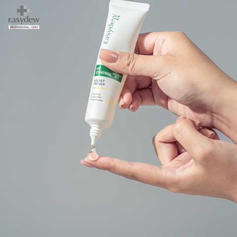  Kem Chống Nắng Dạng Gel Trong Cho Da Nhạy Cảm Easydew Ex UV Control Velvet Primer SPF40 40ml 
