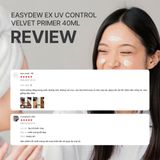  Kem Chống Nắng Dạng Gel Trong Cho Da Nhạy Cảm Easydew Ex UV Control Velvet Primer SPF40 40ml 