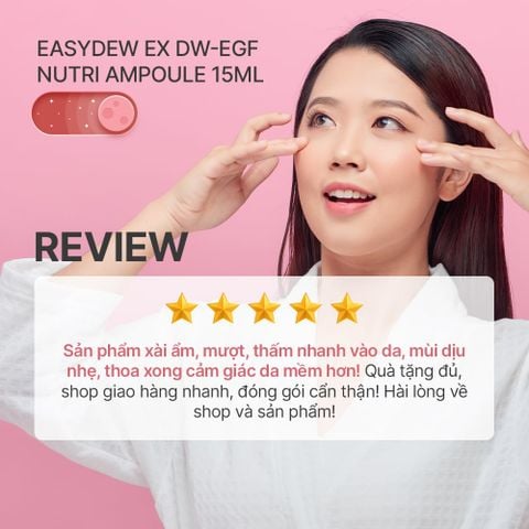  Tinh Chất Hỗ Trợ Phục Hồi Quầng Thâm, Bọng Mắt Ban Đêm Easydew Ex Brightening Ampoule 15ml 