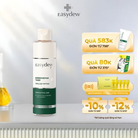  Toner Cấp Ẩm, Tăng Cường Hàng Rào Bảo Vệ Easydew Barrier Repair Toner 200ml 