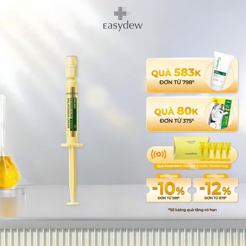  Kem Hỗ Trợ Làm Mờ Vết Nhăn, Ngăn Lão Hóa, Làm Mới Da DW-EGF RETINOL 0.3% MELATONING CREAM 1ml (Expert) 