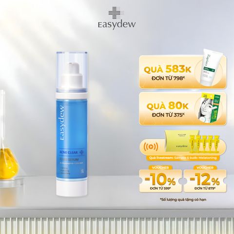  Serum Dạng Kem Giúp Giảm Mụn Cho Da Nhạy Cảm Tinh Chất Rau Má Easydew ACNE CLEAR FLUID SERUM 50ml 