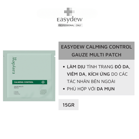  Miếng Dán Cấp Ẩm Làm Dịu Cho Da Nhạy Cảm, Da Khô Easydew Ex Calming Control Gauze Multi Patch ( 1 miếng ) 
