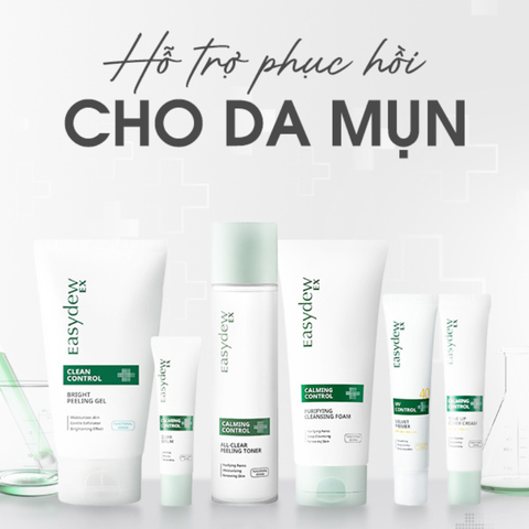  Kem Chống Nắng Trang Điểm Nâng Tone Làm Dịu Da Easydew Ex Calming Control Tone Up Cover 40ml 